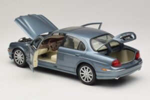 Jaguar S-Type X200 Albastru Maisto 1:18 31865 Metal - imaginea 5 din 8