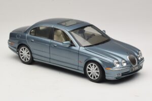 Jaguar S-Type X200 Albastru Maisto 1:18 31865 Metal - imaginea 6 din 8