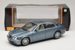 Jaguar S-Type X200 Albastru Maisto 1:18 31865 Metal - imaginea 8 din 8