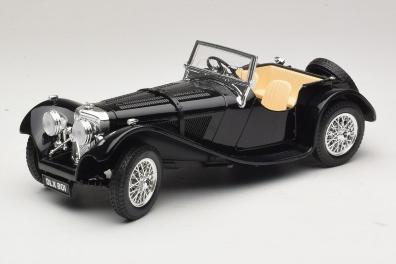 Jaguar SS100 Roadster Negru Bburago 1:18 Jaguar SS100 Roadster Negru Bburago 1:18 3006-M3 Metal