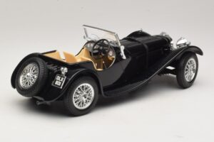 Jaguar SS100 Roadster Negru Bburago 1:18 3006-M3 Metal - imaginea 2 din 6