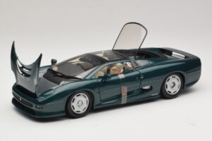 Jaguar XJ220 Verde Metalizat Maisto 1:18 31807 Metal - imaginea 2 din 8