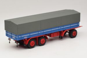 Kassbohrer 3-Achs Albastru Negru Minichamps 1:43 439161090 Metal - imaginea 2 din 6