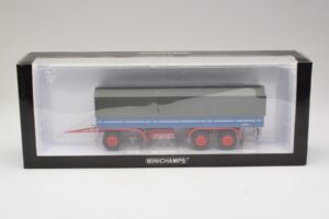 Kassbohrer 3-Achs Albastru Negru Minichamps 1:43 439161090 Metal - imaginea 6 din 6