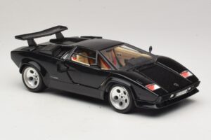 Lamborghini Countach 5000 Quattrovalvole Negru Bburago 1:18 3337 Metal - imaginea 6 din 8