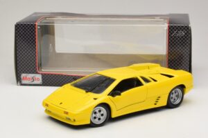 Lamborghini Diablo Galben Maisto 1:18 32803 Metal - imaginea 8 din 8