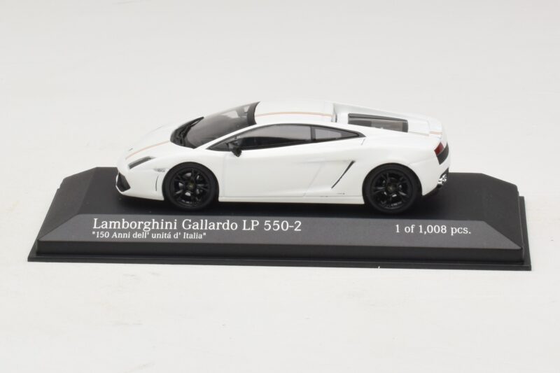 Lamborghini Gallardo LP550-2 Tricolore Alb Minichamps 1:43 400103801 Metal