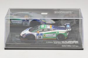Lamborghini Gallardo LP600 GT3 #34 Reiter Engineering H-J. Stuck 24 Hours of Nurburgring 2011 Minichamps 1:43 437111284 Metal - imaginea 4 din 5