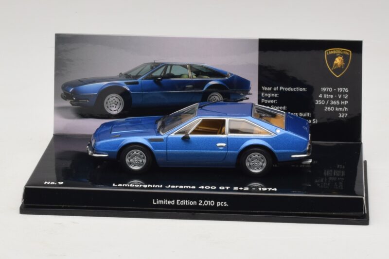 Lamborghini Jarama 400 GTS Albastru Minichamps 1:43 436103400 Metal