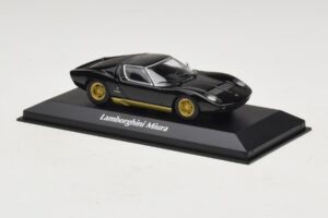 Lamborghini Miura P400 Negru Maxichamps 1:43 940103000 Metal - imaginea 3 din 5