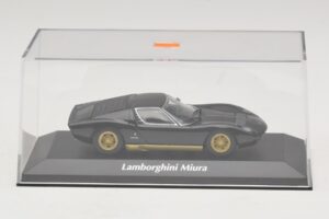 Lamborghini Miura P400 Negru Maxichamps 1:43 940103000 Metal - imaginea 4 din 5