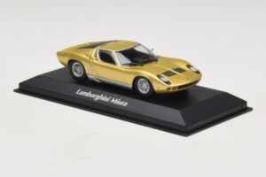 Lamborghini Miura P400 Auriu Maxichamps 1:43 940103002 Metal - imaginea 3 din 5
