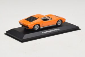 Lamborghini Miura P400 Portocaliu Maxichamps 1:43 940103001 Metal - imaginea 2 din 5