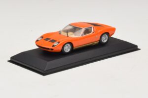 Lamborghini Miura P400 Portocaliu Minichamps 1:43 430103002 Metal - imaginea 2 din 5
