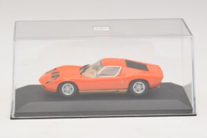 Lamborghini Miura P400 Portocaliu Minichamps 1:43 430103002 Metal - imaginea 4 din 5