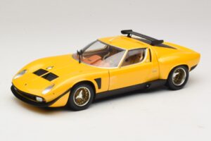 Lamborghini Miura SVR Galben & Negru Kyosho 1:18 08319GY Metal