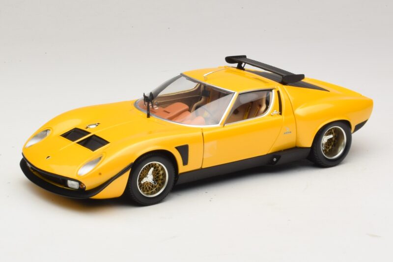 Lamborghini Miura SVR Galben & Negru Kyosho 1:18 08319GY Metal