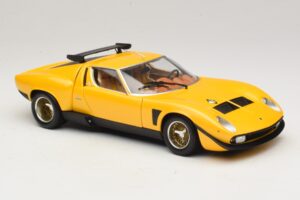Lamborghini Miura SVR Galben & Negru Kyosho 1:18 08319GY Metal - imaginea 6 din 8