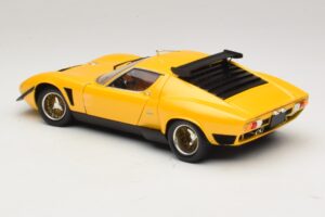 Lamborghini Miura SVR Galben & Negru Kyosho 1:18 08319GY Metal - imaginea 7 din 8