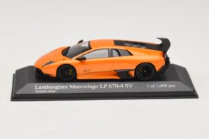 Lamborghini Murcielago LP670-4 SV Portocaliu Metalizat Minichamps 1:43 400103942 Metal