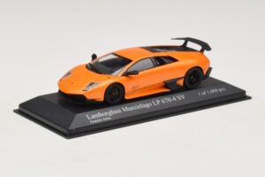 Lamborghini Murcielago LP670-4 SV Portocaliu Metalizat Minichamps 1:43 400103942 Metal - imaginea 2 din 5