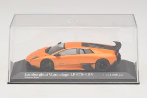Lamborghini Murcielago LP670-4 SV Portocaliu Metalizat Minichamps 1:43 400103942 Metal - imaginea 4 din 5