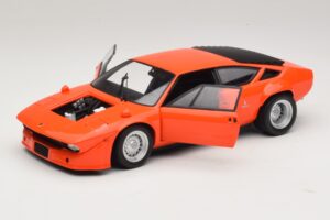 Lamborghini Urraco Rally Portocaliu Kyosho 1:18 08445P Metal - imaginea 2 din 8