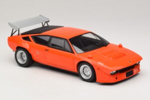 Lamborghini Urraco Rally Portocaliu Kyosho 1:18 08445P Metal - imaginea 6 din 8