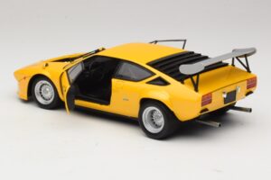 Lamborghini Urraco Rally Pearl Yellow Kyosho 1:18 08445GY Metal - imaginea 5 din 8