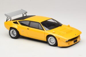 Lamborghini Urraco Rally Pearl Yellow Kyosho 1:18 08445GY Metal - imaginea 6 din 8