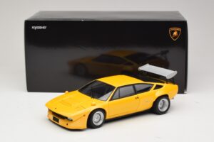 Lamborghini Urraco Rally Pearl Yellow Kyosho 1:18 08445GY Metal - imaginea 8 din 8
