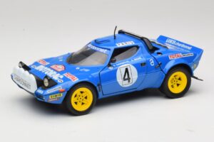 Lancia Stratos HF #4 B. Darniche / A. Mahe Rally Monte Carlo 1979 Solido 1:18 Lancia Stratos HF #4 B. Darniche / A. Mahe Rally Monte Carlo 1979 Solido 1:18 9019 Metal