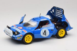 Lancia Stratos HF #4 B. Darniche / A. Mahe Rally Monte Carlo 1979 Solido 1:18 9019 Metal - imaginea 2 din 8