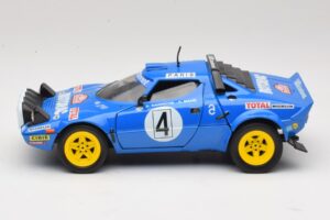 Lancia Stratos HF #4 B. Darniche / A. Mahe Rally Monte Carlo 1979 Solido 1:18 9019 Metal - imaginea 4 din 8