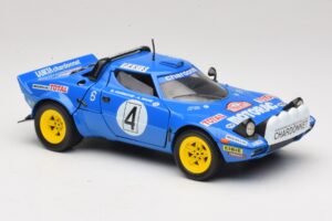 Lancia Stratos HF #4 B. Darniche / A. Mahe Rally Monte Carlo 1979 Solido 1:18 9019 Metal - imaginea 6 din 8