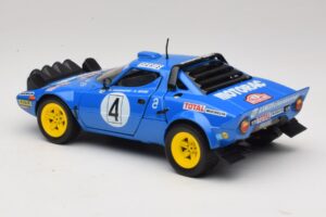 Lancia Stratos HF #4 B. Darniche / A. Mahe Rally Monte Carlo 1979 Solido 1:18 9019 Metal - imaginea 7 din 8