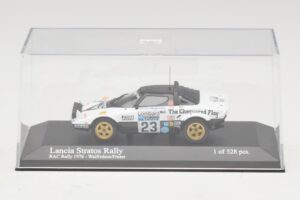 Lancia Stratos Rally #23 Walfridson / Frazer RAC Rally 1976 Minichamps 1:43 430761223 Metal - imaginea 4 din 5