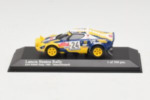 Lancia Stratos Rally #24 F. Tabaton / Radaelli San Remo Rally 1980 Minichamps 1:43 430801224 Metal