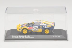 Lancia Stratos Rally #24 F. Tabaton / Radaelli San Remo Rally 1980 Minichamps 1:43 430801224 Metal - imaginea 4 din 5