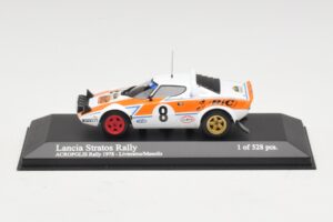 Lancia Stratos Rally #8 Livieratos / Manolis Acropolis Rally 1978 Minichamps 1:43 430781208 Metal