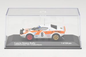 Lancia Stratos Rally #8 Livieratos / Manolis Acropolis Rally 1978 Minichamps 1:43 430781208 Metal - imaginea 4 din 5