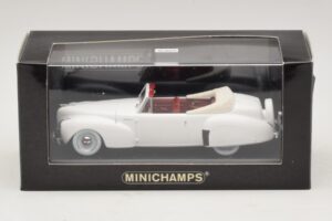 Lincoln Continental Cabriolet Alb Minichamps 1:43 400082501 Metal - imaginea 5 din 5