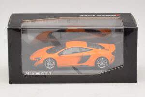 McLaren 675LT Portocaliu Minichamps 1:43 537154421 Metal - imaginea 5 din 5