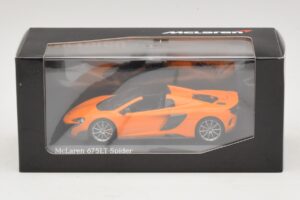 McLaren 675LT Spider Portocaliu Minichamps 1:43 537154431 Metal - imaginea 5 din 5