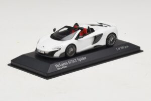 McLaren 675LT Spider Silica White Minichamps 1:43 537154432 Metal - imaginea 2 din 5