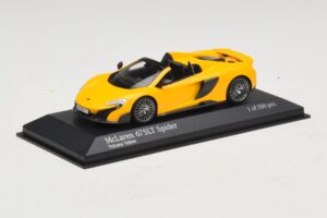 McLaren 675LT Spider Volcano Yellow Minichamps 1:43 537154430 Metal - imaginea 2 din 5