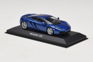 McLaren MP4-12C Blue Metallic Maxichamps 1:43 940133021 Metal - imaginea 3 din 5
