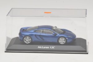 McLaren MP4-12C Blue Metallic Maxichamps 1:43 940133021 Metal - imaginea 4 din 5