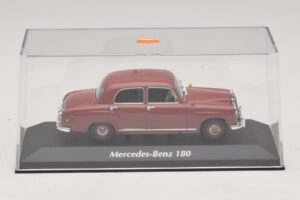 Mercedes 180 W120 Roșu Maxichamps 1:43 940033101 Metal - imaginea 4 din 5