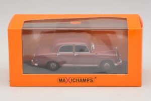 Mercedes 180 W120 Roșu Maxichamps 1:43 940033101 Metal - imaginea 5 din 5